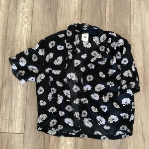 Vans Button down boxy shirt